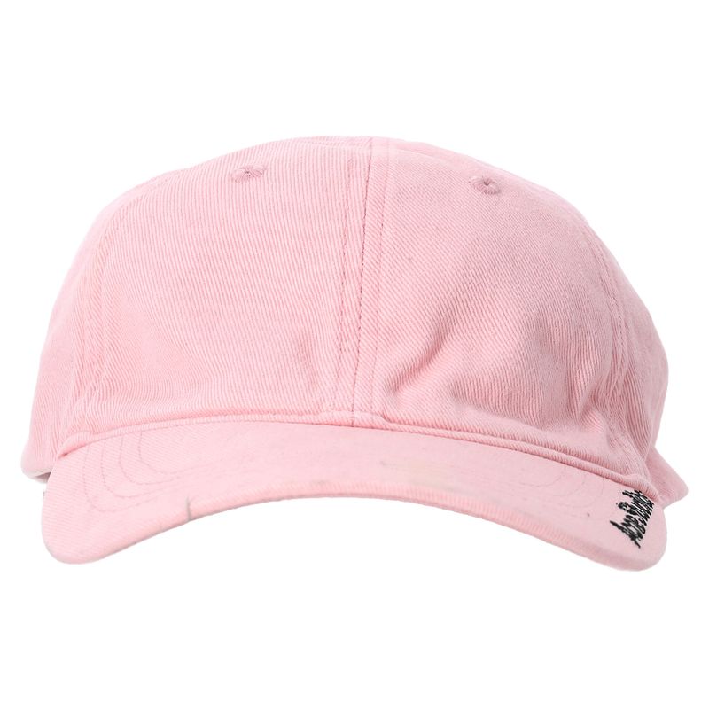 Acne Studios Twill Logo Baseball Cap In Pink Cotton